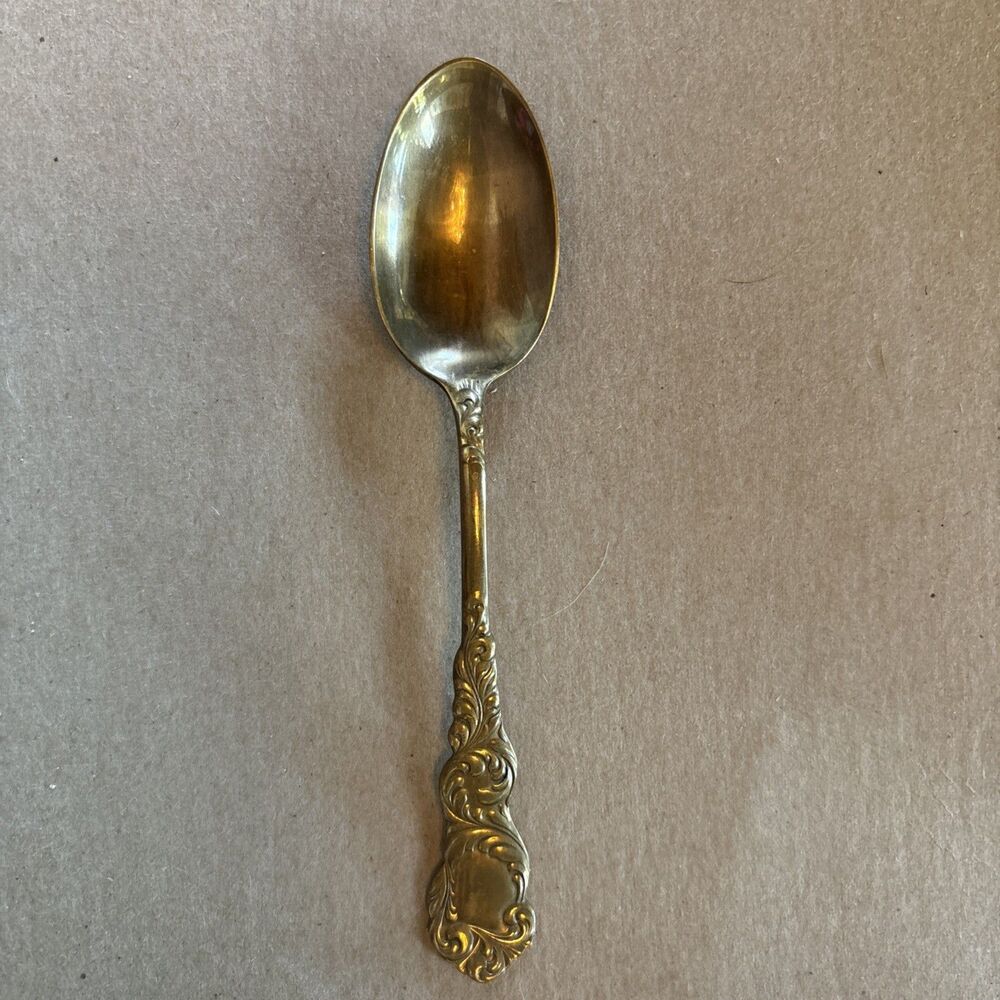 Waldo HE Holmes And Edwards Gold Toned Spoon Rialto Orleans Pattern
